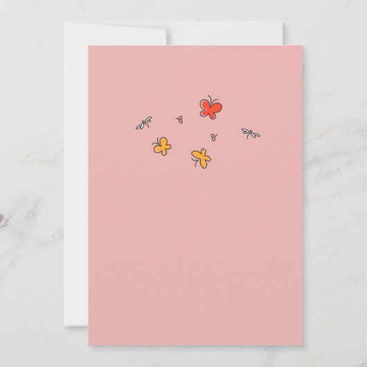 3e Verjaardag Pet Cartoon Schattige schapenbloem l Kaart (Achterkant)