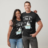 3e Verjaardag Pinguïn Grappig Zo Flippin Cool Ik b T-shirt (Unisex)