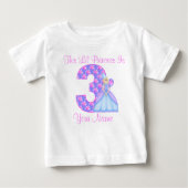 3e verjaardag prinses T-Shirt (Voorkant)