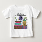 3e verjaardag Puppy T-shirts en geschenken (Voorkant)