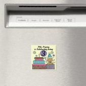 3e verjaardag Puppy T-shirts en geschenken Magneet (Insitu (Vaatwasser))