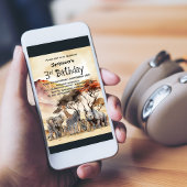 3e verjaardag Safari Dieren verjaardag Kaart