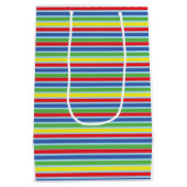 3e Verjaardag Trein Personaliseer Naam Medium Cadeauzakje (Achterkant)