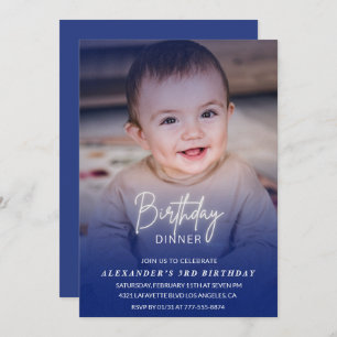 3e verjaardag uitnodiging Verjaardag Diner Foto jo