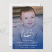 3e verjaardag uitnodiging Verjaardagsfeest Foto jo (Voorkant)