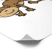 3e verjaardag van apen overhemden en cadeaus poster (Hoek)