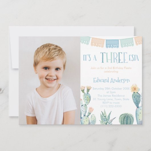 3e verjaardag van de Fiesta van de Partij van drie Kaart (Voorkant)