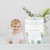 3e verjaardag van de Fiesta van de Partij van drie Kaart (Staand voorkant)