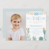 3e verjaardag van de Fiesta van de Partij van drie Kaart (Voorkant / Achterkant)