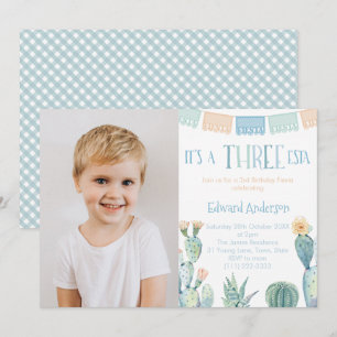 3e verjaardag van de Fiesta van de Partij van drie Kaart