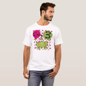 3e verjaardag van de kikker (roze) t-shirt (Voorkant volledig)