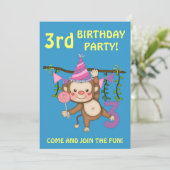 3e verjaardag van de partij bij de ute aapse + kle kaart (Staand voorkant)