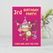 3e verjaardag van de partij bij de ute aapse + kle kaart (Staand voorkant)