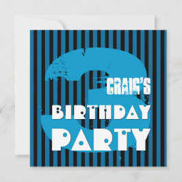 3e verjaardag van de tribune en de strepen Z03P Kaart