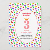 3e verjaardag van het Kind Kaart (Voorkant / Achterkant)