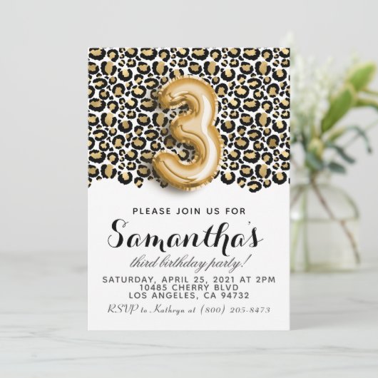 3e verjaardag van het proefkoninklijk proefkoninkl kaart (Staand voorkant)