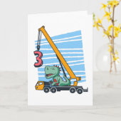 3e verjaardag voor de 3-jarige Kinderen B-dag Kaart (Gele Bloem)