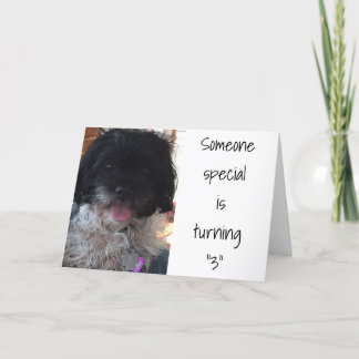 "3e" VERJAARDAG" VOOR EEN "SPECIAAL KIND" Kaart