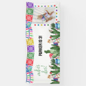 3e verjaardagsfeestje Adios Dos Mexican Fiesta Fot Spandoek (Verticaal)