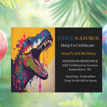 3e Verjaardagsfeestje van de dinosauriër