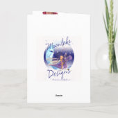 3e verjaardagskaart met schattige lieveheersbeestj kaart (Achterkant)