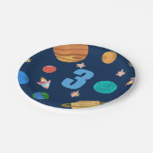 3e zondagse zonneschermen papieren bordje (Gekanteld)