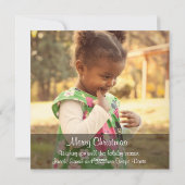 3Foto Joy to the World Africa Adoption Card Feestdagenkaart (Achterkant)
