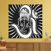 3FT x 3FT GANESH WALL GRAPHIC ART Canvas Afdruk (Insitu (Woonkamer))