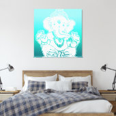 3FT x 3FT GANESH WALL GRAPHIC ART Canvas Afdruk (Insitu (Slaapkamer))