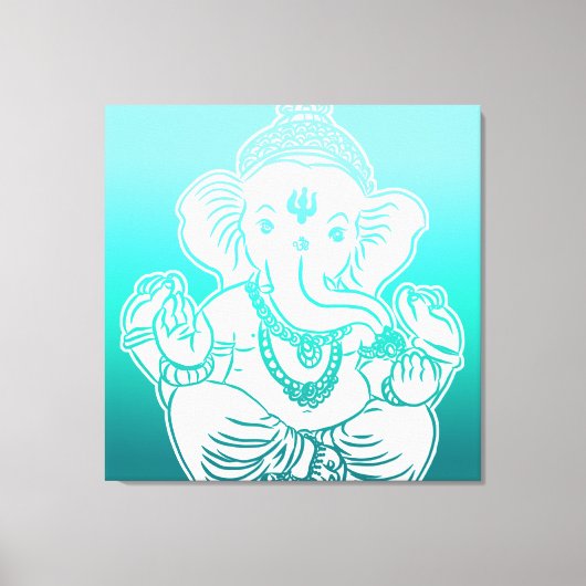 3FT x 3FT GANESH WALL GRAPHIC ART Canvas Afdruk (Voorkant)
