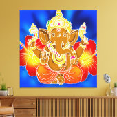 3FT x 3FT GANESH WALL GRAPHIC Batik Canvas Afdrukk Afdruk (Insitu (Woonkamer))