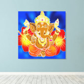 3FT x 3FT GANESH WALL GRAPHIC Batik Canvas Afdrukk Afdruk (Insitu (Houten vloer))