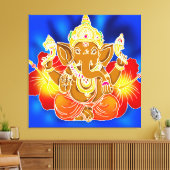 3FT x 3FT GANESH WALL GRAPHIC Batik Canvas Afdrukk Afdruk (Insitu (Woonkamer))
