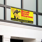 3ft x 5ft recallgavin2020 banner (Buitenkant Gebouw)