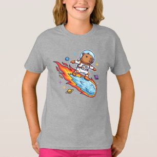 3I/Atlas Capybara Ruimtevaarder Die Op De Komeet C T-shirt