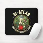 3i_atlas Christmas Delivery Crew Alien Santa Space Muismat (Met muis)