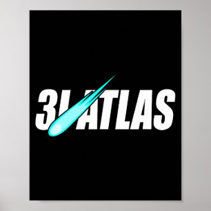 3i_atlas Interstellaire Komeet Poster