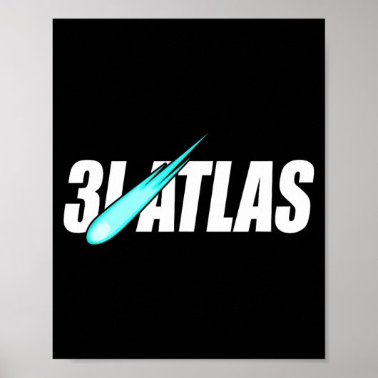 3i_atlas Interstellaire Komeet Poster (Voorkant)