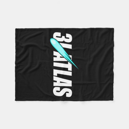 3i_atlas Interstellar Comet  Fleece Deken (Voorkant (Horizontaal))