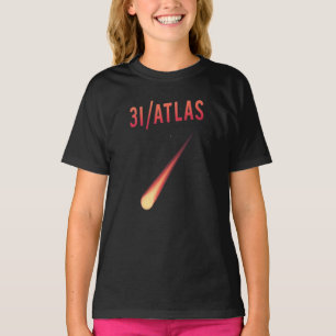 3I/ATLAS Komeet Retro Ruimte Kunst T-shirt