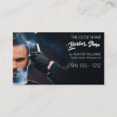 3in1 Barber Shop QRCode Visitekaartje (Voorkant)