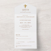 3in1 Priesterwijding Jubileum UITNODIGING en RSVP (Binnen)