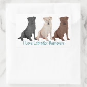 3Labs Rechthoekige Sticker (Tas)