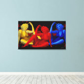 3Marilyn Canvas Afdruk (Insitu (Houten vloer))