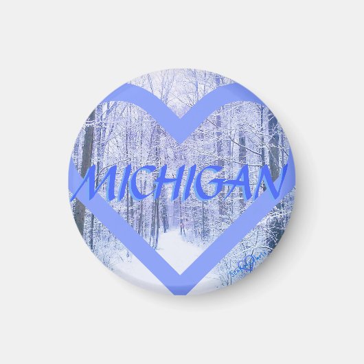 3MICHIGAN PERIHEART MAGNEET (Voorkant)