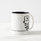 3OD Simon's logo mok (Voorkant rechts)