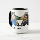 3P Aangepaste Foto Meeple Board Game Group Mok (Voorkant links)