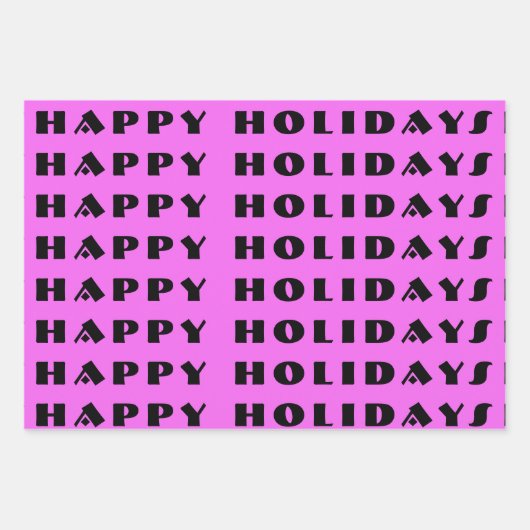 3pc Eclectic Print Wrapping Papier Inpakpapier Vel (Voorkant 2)