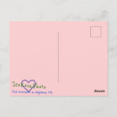 3PINK BLOSSOMS LIGHT BRIEFKAART (Achterkant)