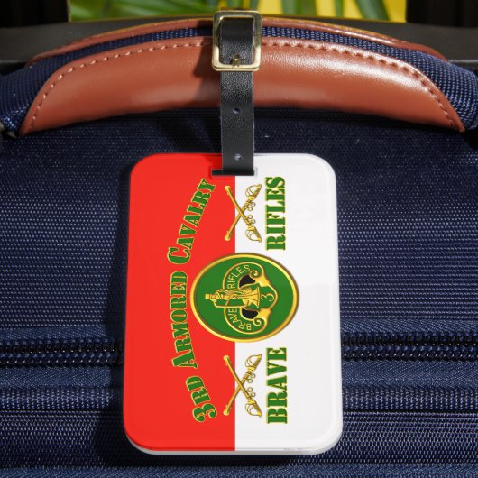 3rd ACR Armored Cavalry Regiment  Bagagelabel (Voorkant Insitu 2)